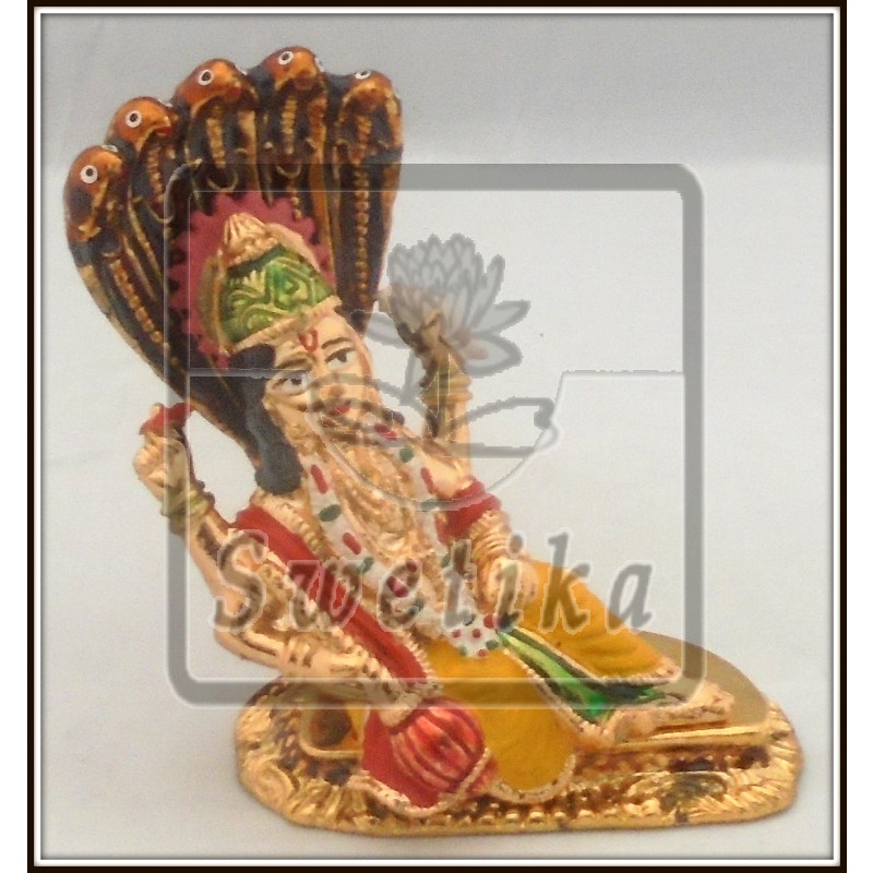 Sheshnaag Vishnu (colour)