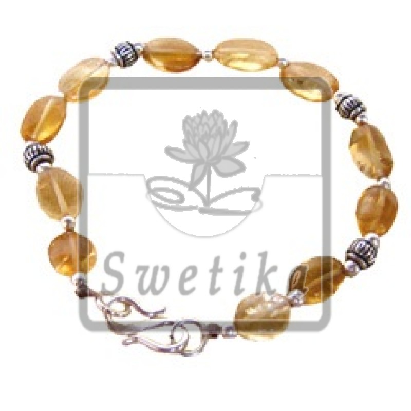Brihaspatie Bracelet ( Gele topaas)