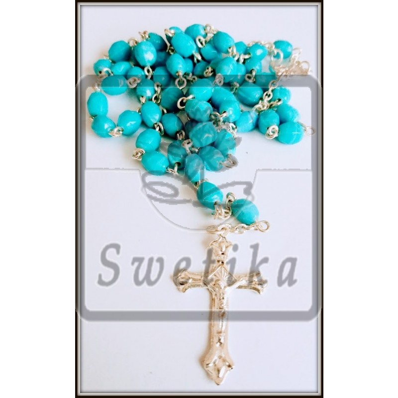 Rozenkrans(baby blauw)