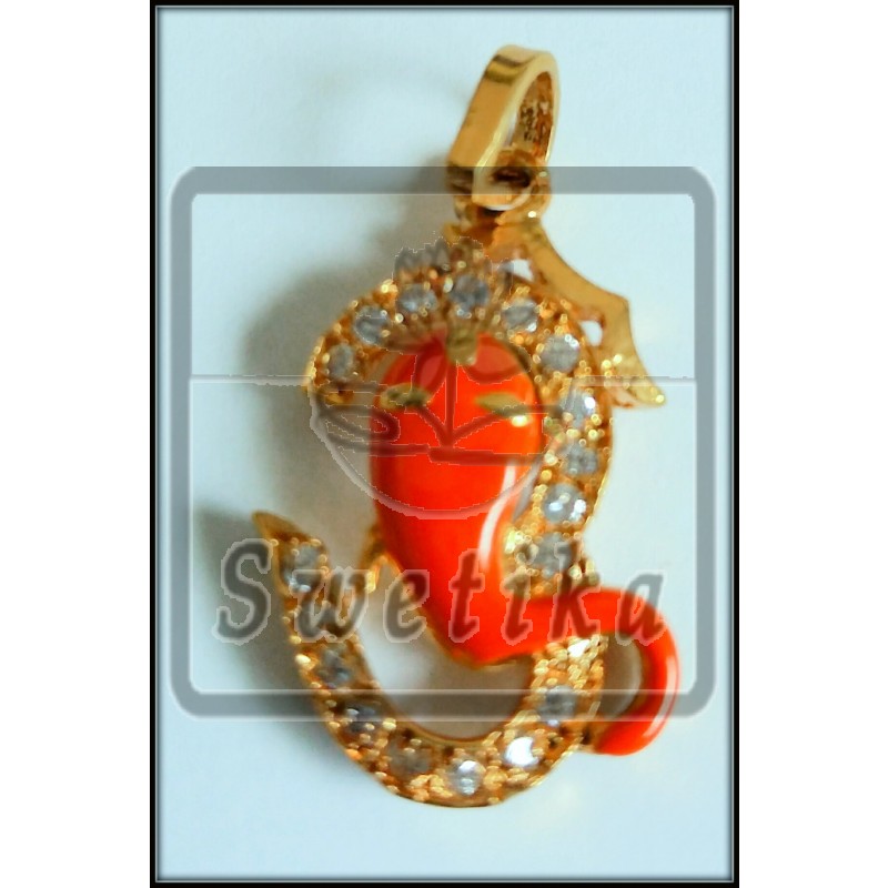 Goldplated AUM met Ganesh Ji