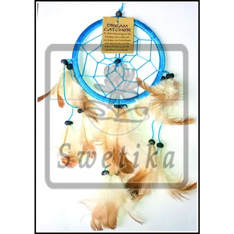 Dromenvanger Baby blauw veertjes