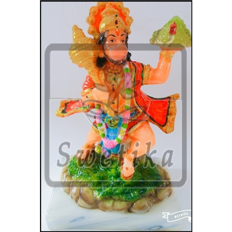 Flying Hanuman (poly marble)