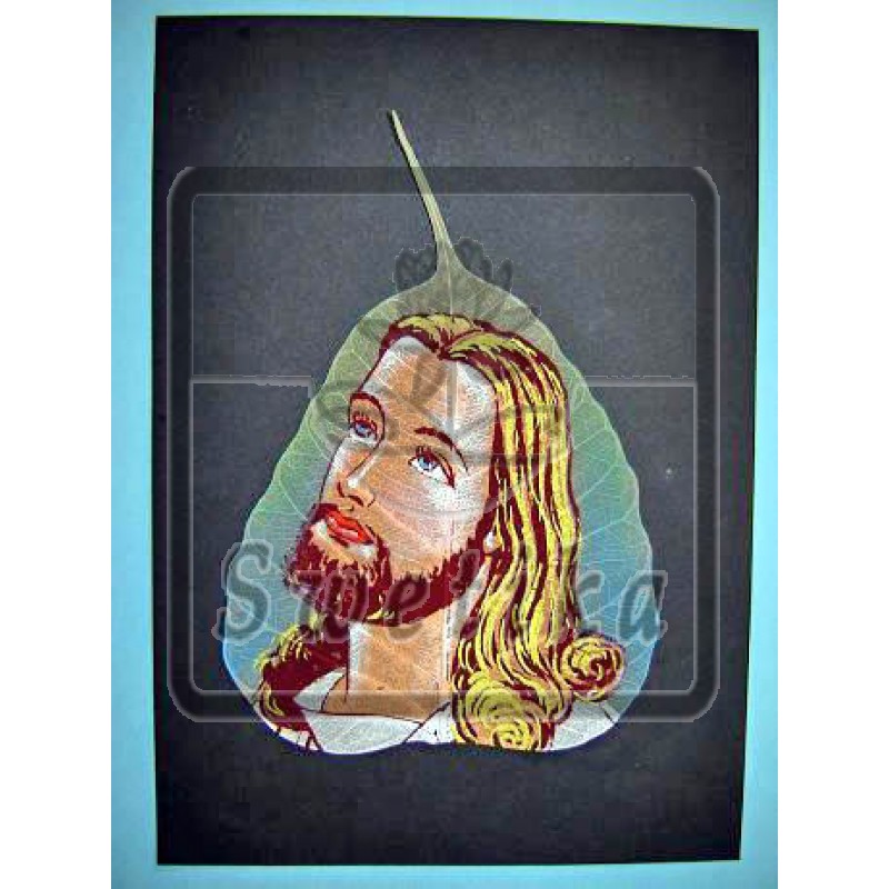 Jezus op blad - Blad Art - Christendom
