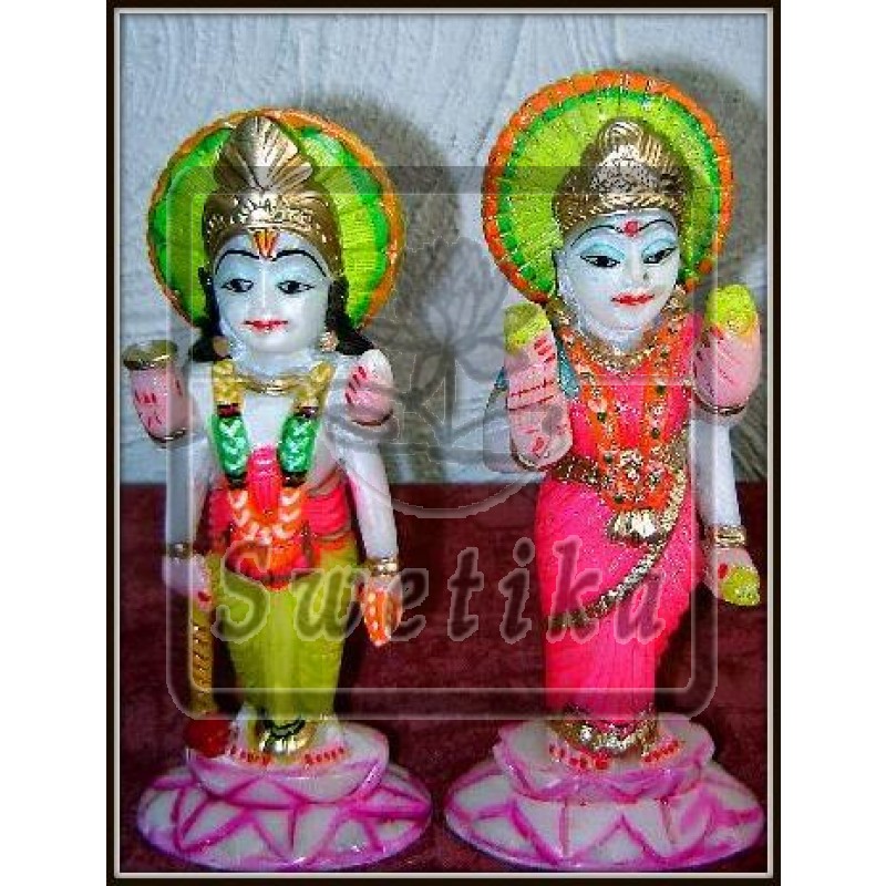 Lakhsmi & Vishnu (softstone)