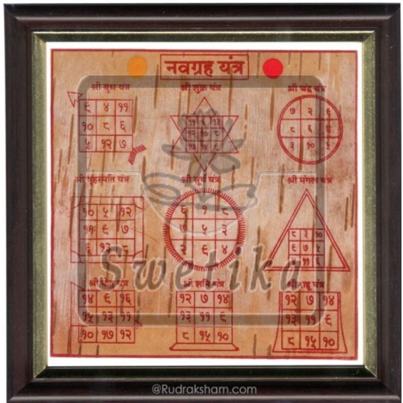 Nav Grah Yantra (bhoj patre)