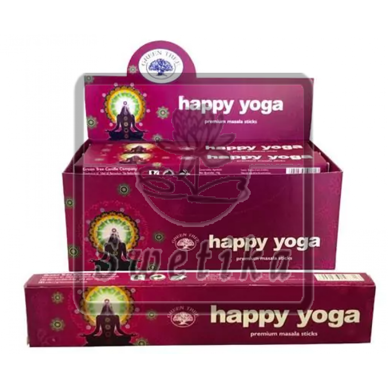 Green Tree Happy Yoga Nature Masala