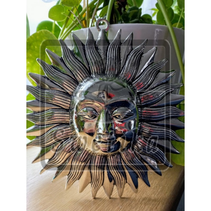 Surya Devta (zilverkleurig)